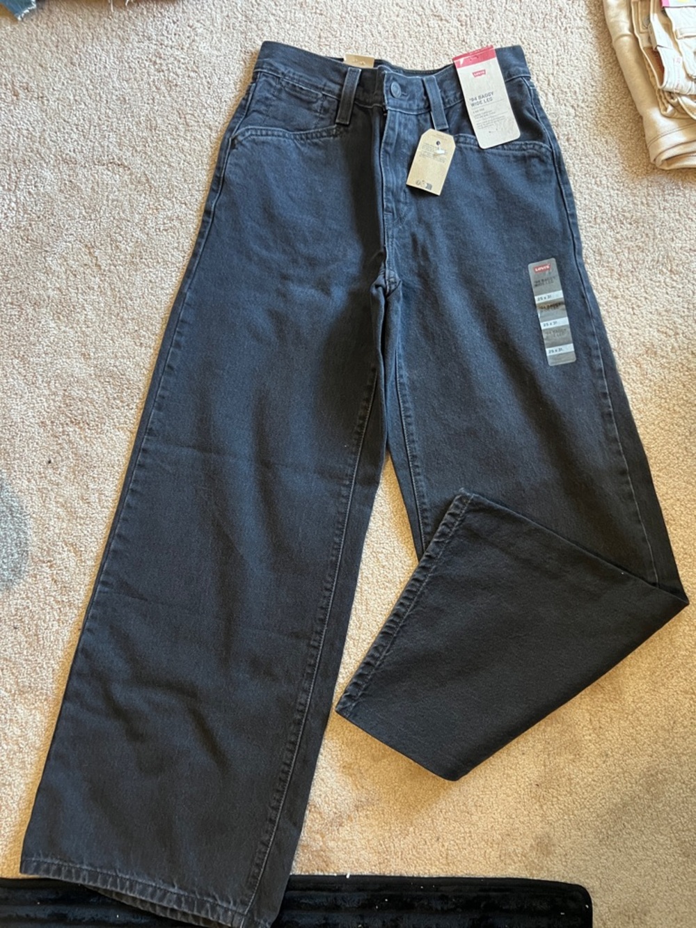 🔥🔥 Levi's 94 Baggy Wide leg jeans new 25x31